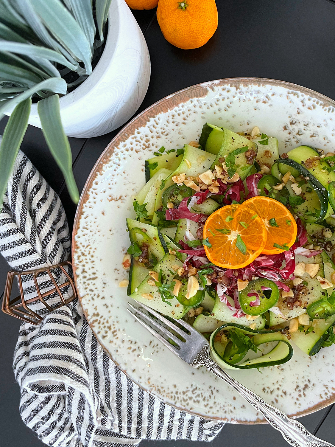 Elegant Zucchini Ribbon Salad - Olive This!